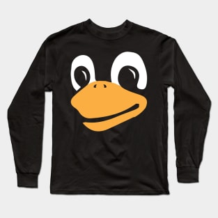 Lord and Saviour Tux Penguin Linux Mascot Face Freedom Long Sleeve T-Shirt